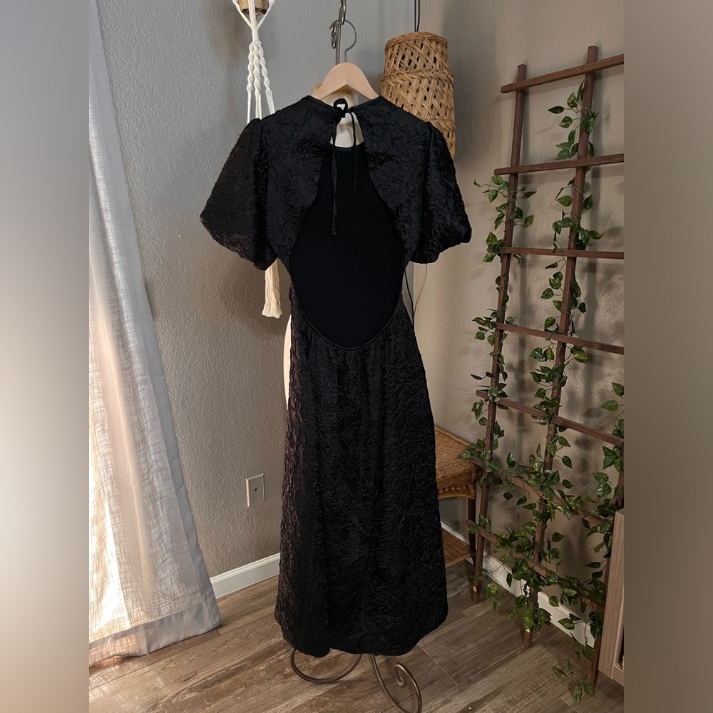 ▪️Lisa Says Gah Gwen Midi Dress in Black S - Picture 12 of 16
